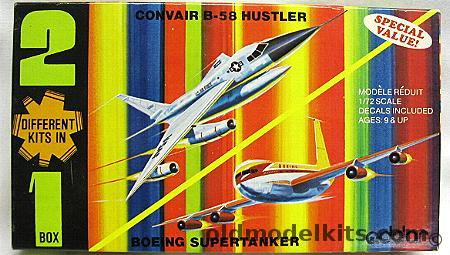 Addar 1/175 B-58 Hustler and 707 Stratotanker 367-80 Dash 80 - 2 in 1 (Ex-Comet), 904 plastic model kit